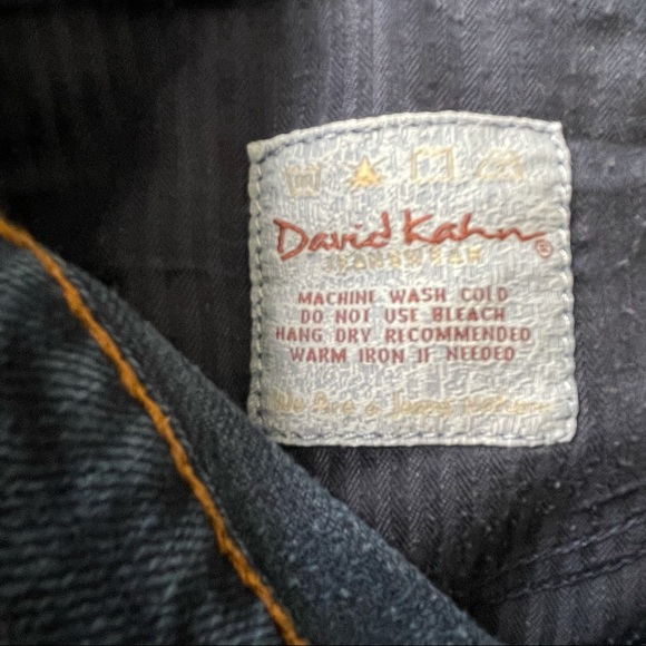 David Kahn Straight Leg Blue Denim Jeans Size 29 - Picture 14 of 16